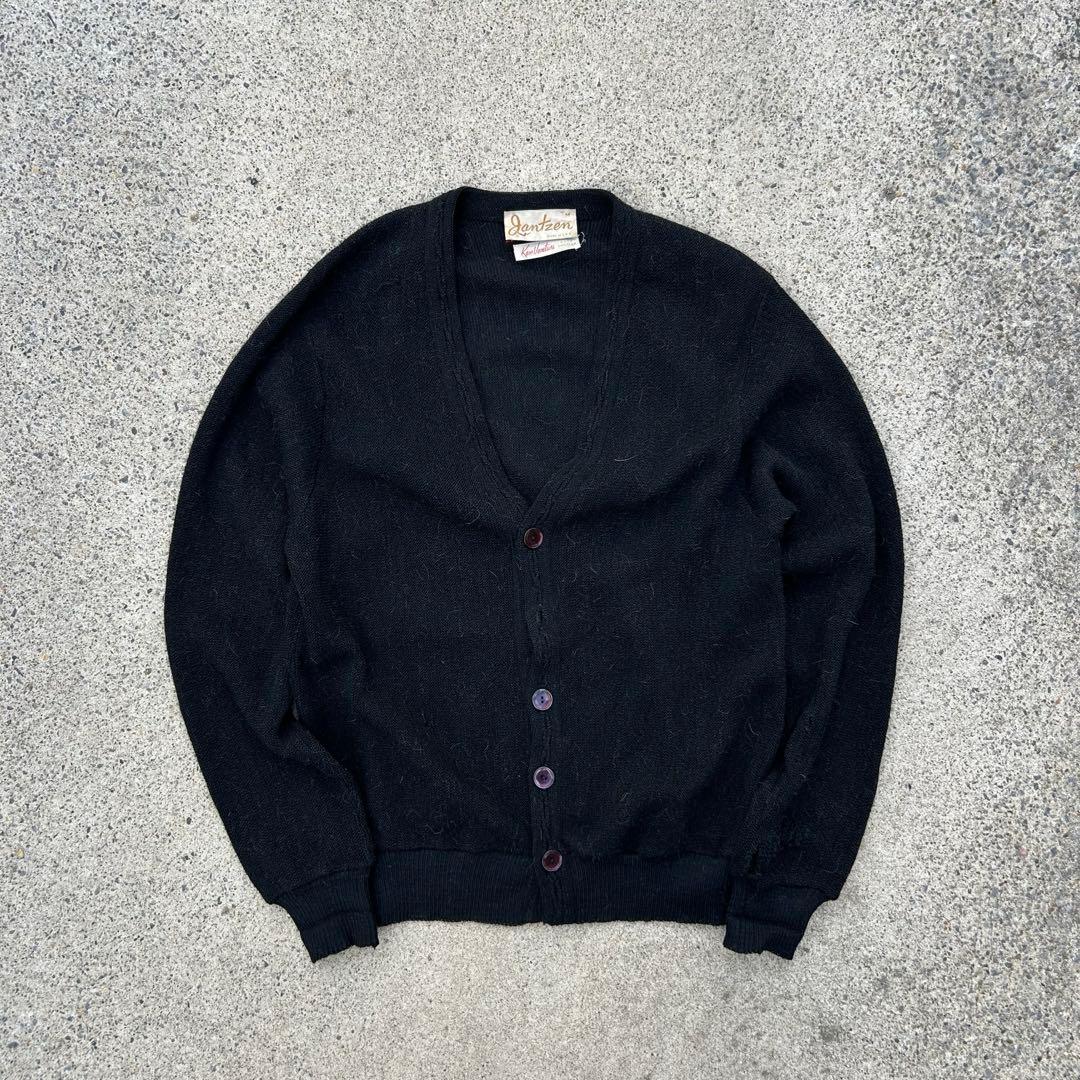 50s jantzen カーディガン ブラック