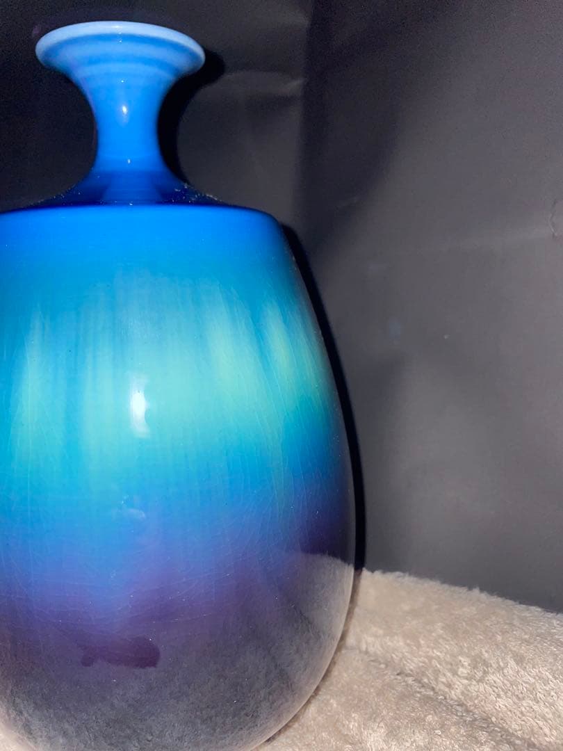 人間国宝　三代　徳田八十吉　壺