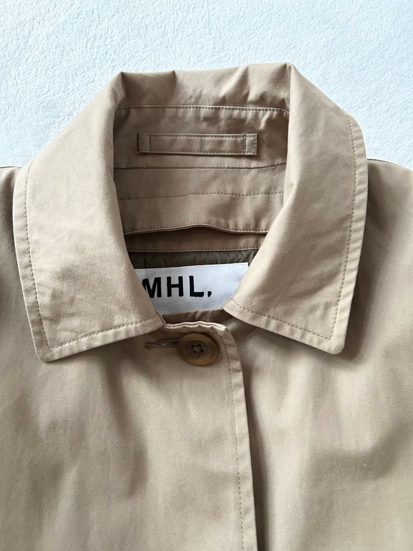 MHL. ダウンライナー付き コットンステンカラーコート 0