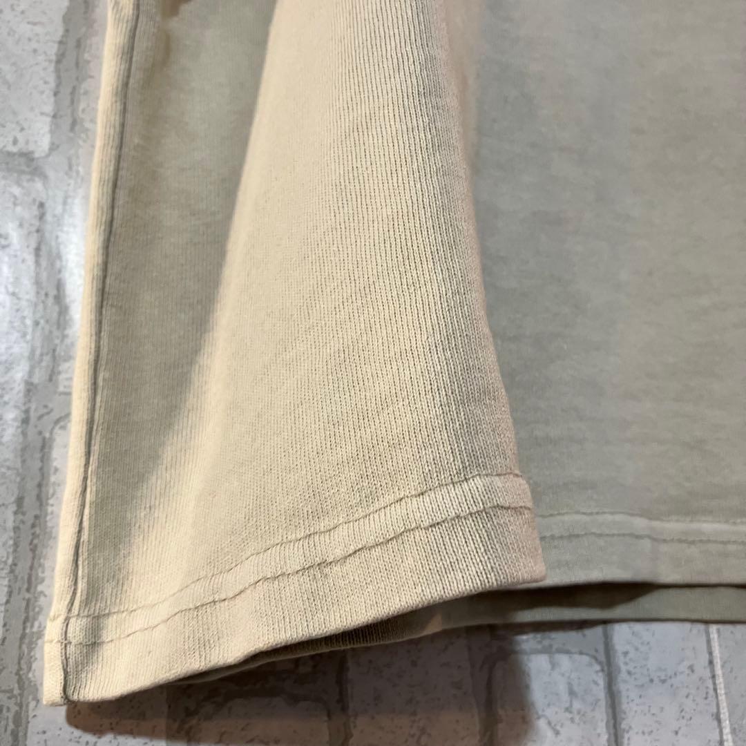 スカルラインストーンデザインTシャツ White Beige GRANCY M