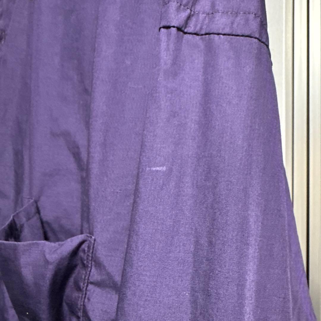 グラフペーパー　ブロードシャツ　パープル