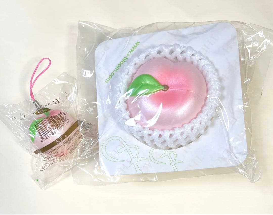 レア THE PEACH パールピンクピーチ スクイーズ オールドブルーム