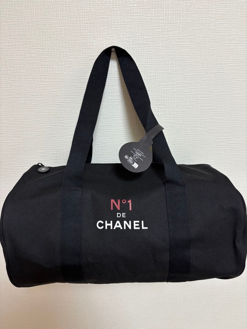 CHANEL ノベルティ N°1 DE CHANEL 黒　ボストンバッグ