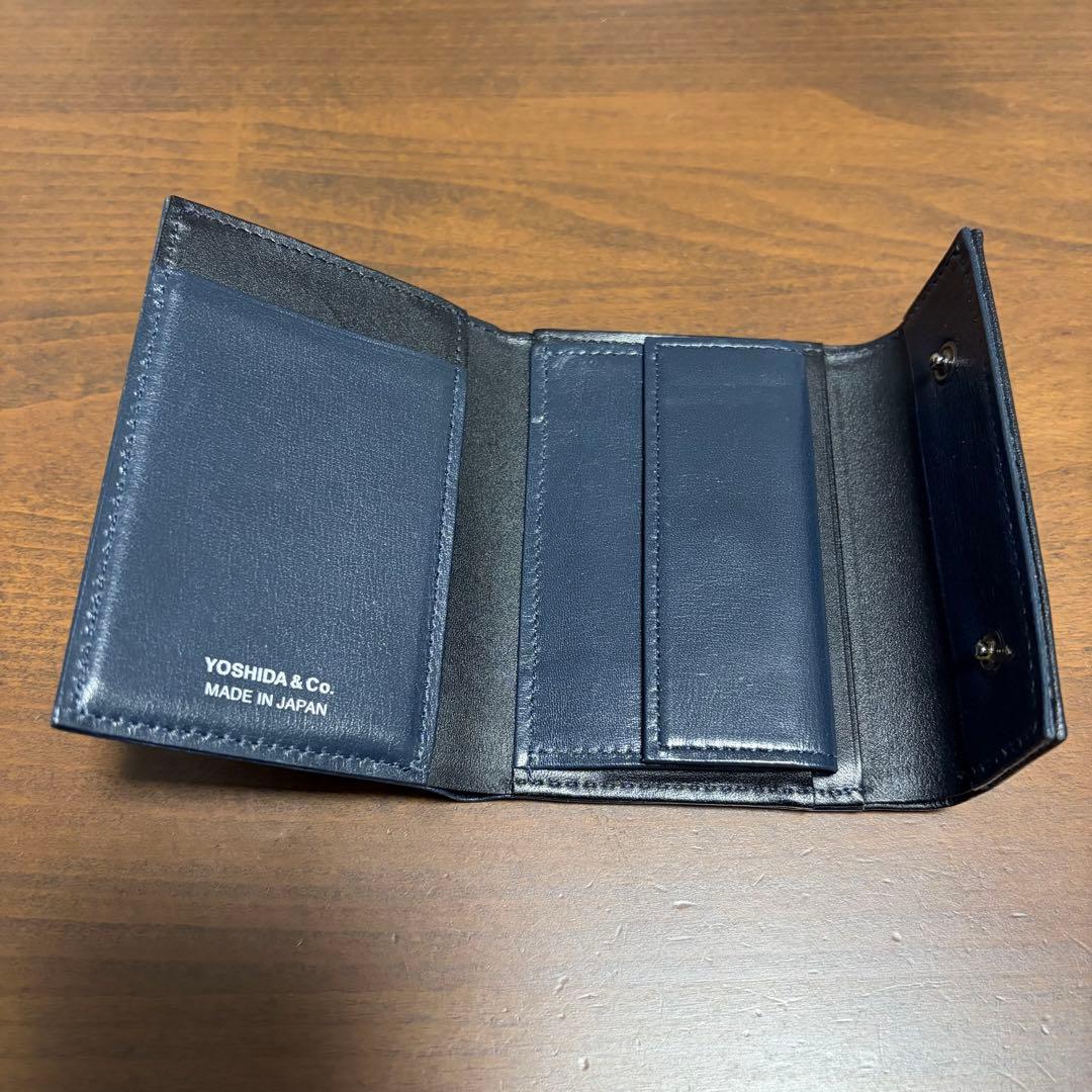 な*様 PORTER ネイビー 三つ折り財布　PLUME