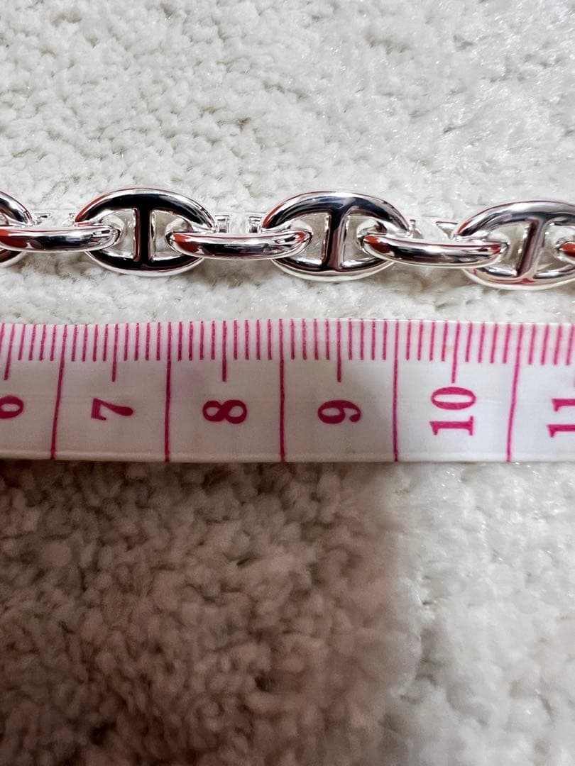 【新品未使用】エルメス　シェーヌダンクルネックレス43コマ入手困難品