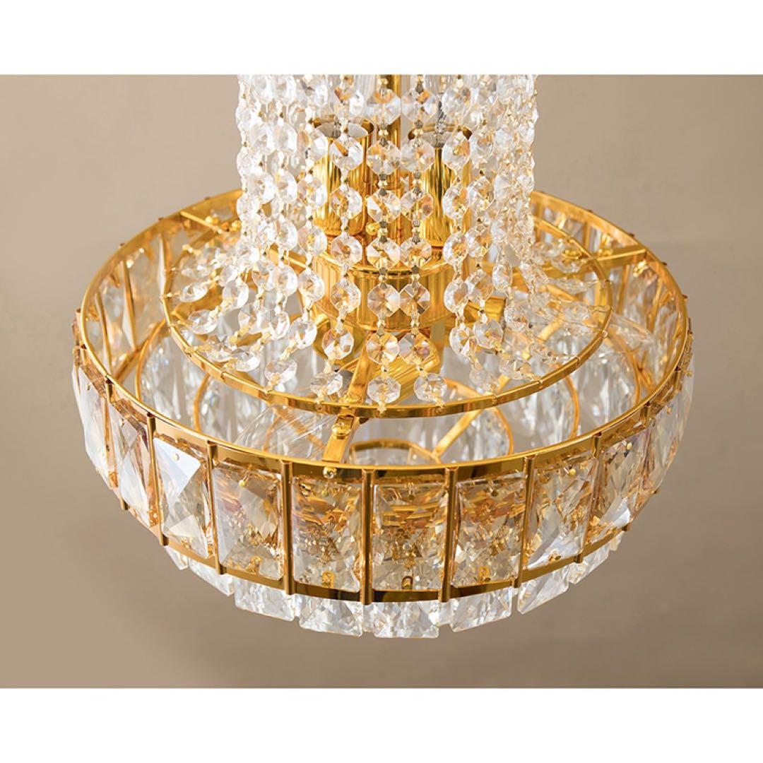 モダンガラス シャンデリア［Martina　マルティーナ（5灯）