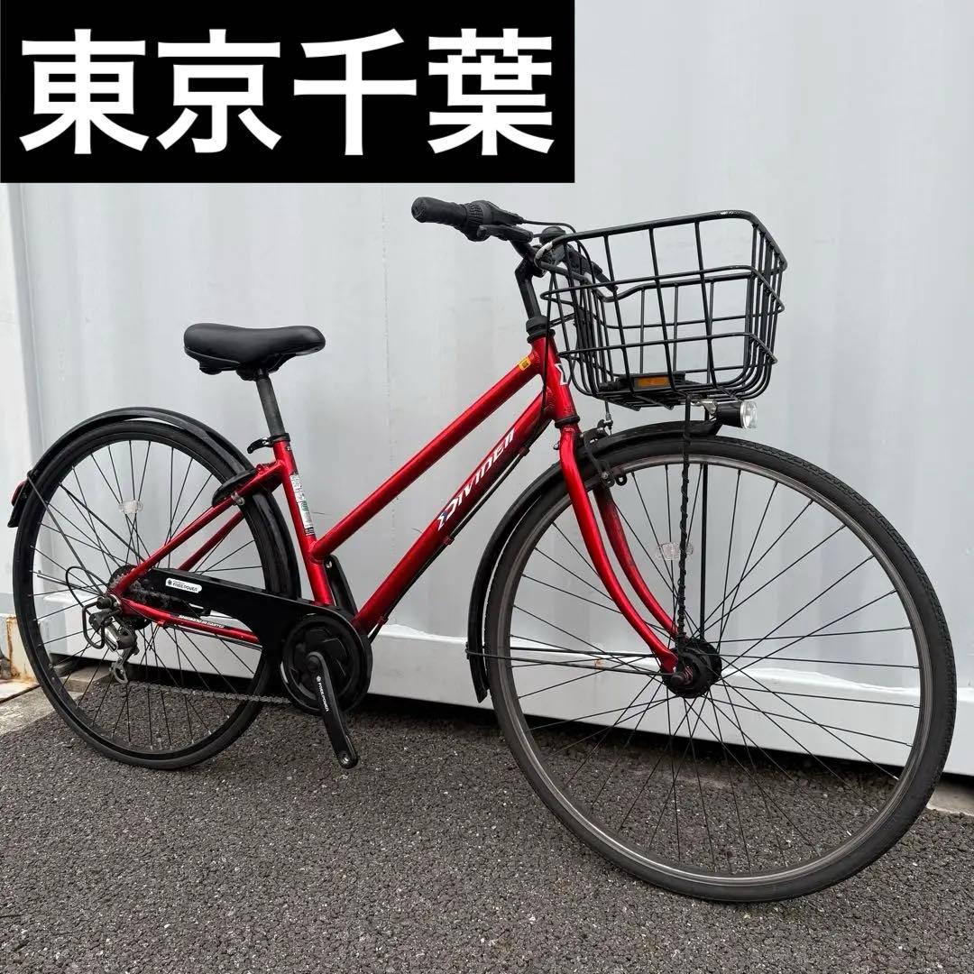 y25e22街乗り用自転車 27インチ カゴ/鍵/オートライト/6段変速付