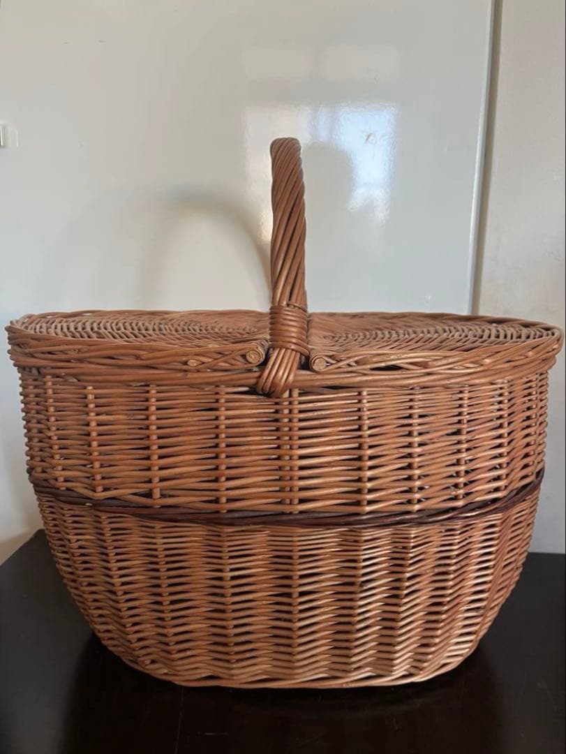 FOBcoopフォブコープ カゴバッグ 蓋付きバスケット フランス柳製