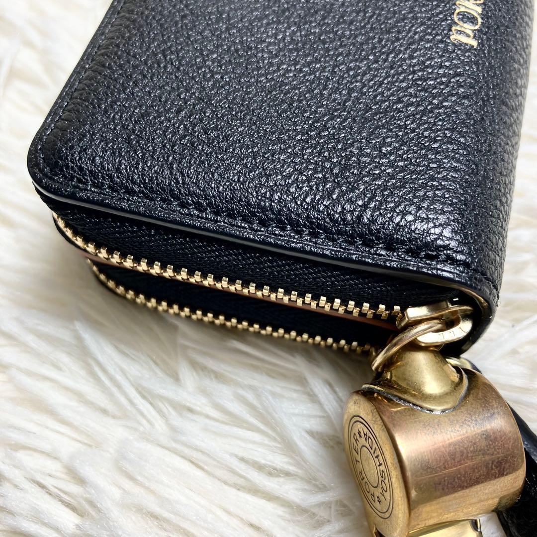 【未使用保管】ポーター コンパクト ホイッスル レザー キーフック付き