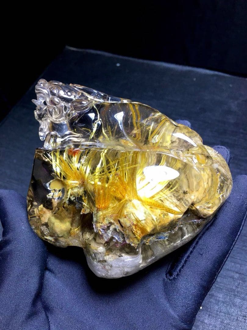 ⭐︎【天然】フラワールチルオーツ 置物 375.2g