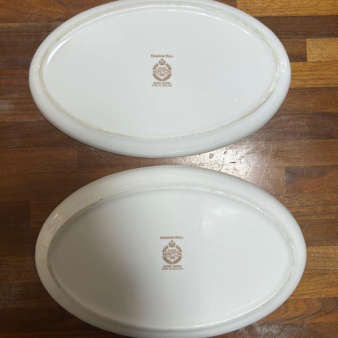MINTON HADDON HALL 大皿　6枚セット フラワー 楕円　食器