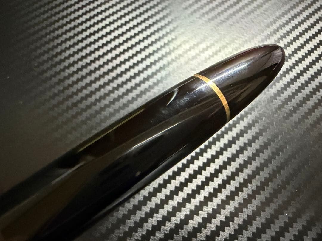 極美品 エボナイト芯 モンブラン 149 18K 中白 B 太字 万年筆