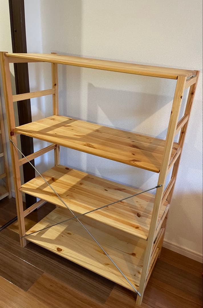 無印良品 パイン材ユニットシェルフ 中 幅８６ｃｍ 奥行３９.5 高さ１２０ｃｍ