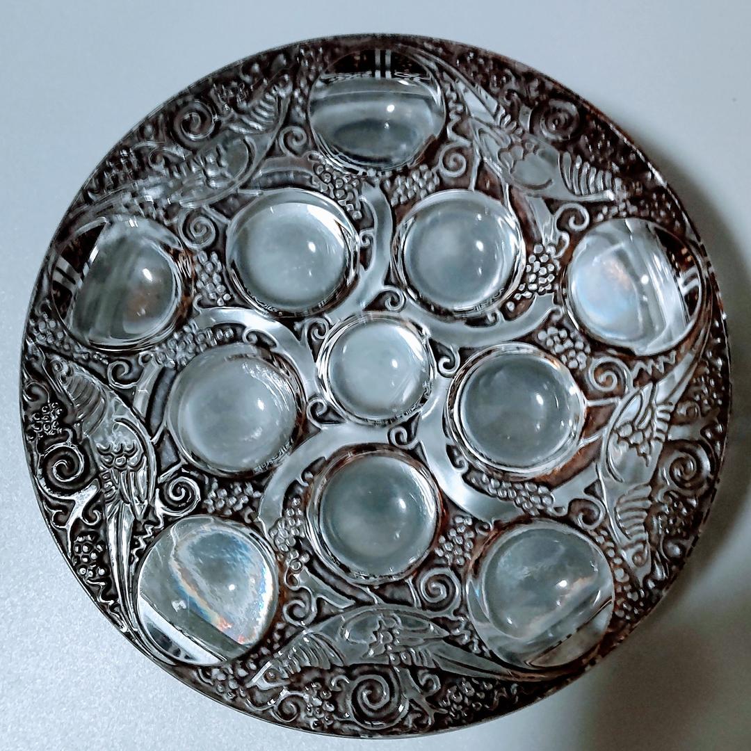 ラリック LALIQUE  ロジェ  パチネ 小物入れ  オブジェ クリスタル