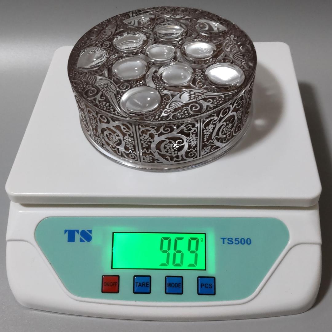 ラリック LALIQUE  ロジェ  パチネ 小物入れ  オブジェ クリスタル