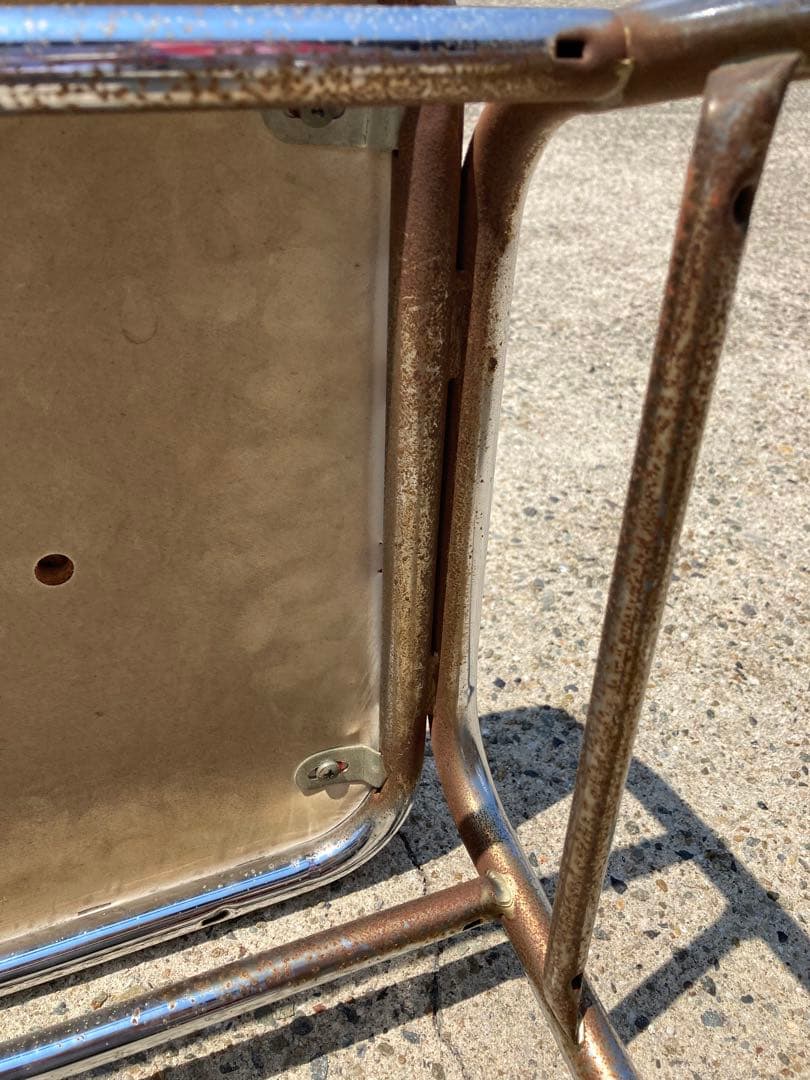 No.185 ゲームセンター　アーケード　チェアー　ゲーセン椅子(赤)2脚セット