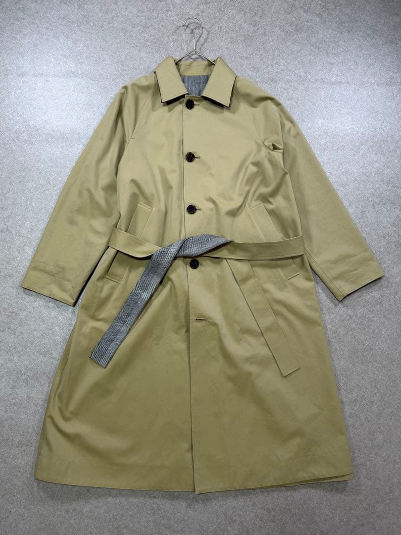 美品✨TICCA ティッカ　リバーシブルステンカラー　テントコート　ベロア襟