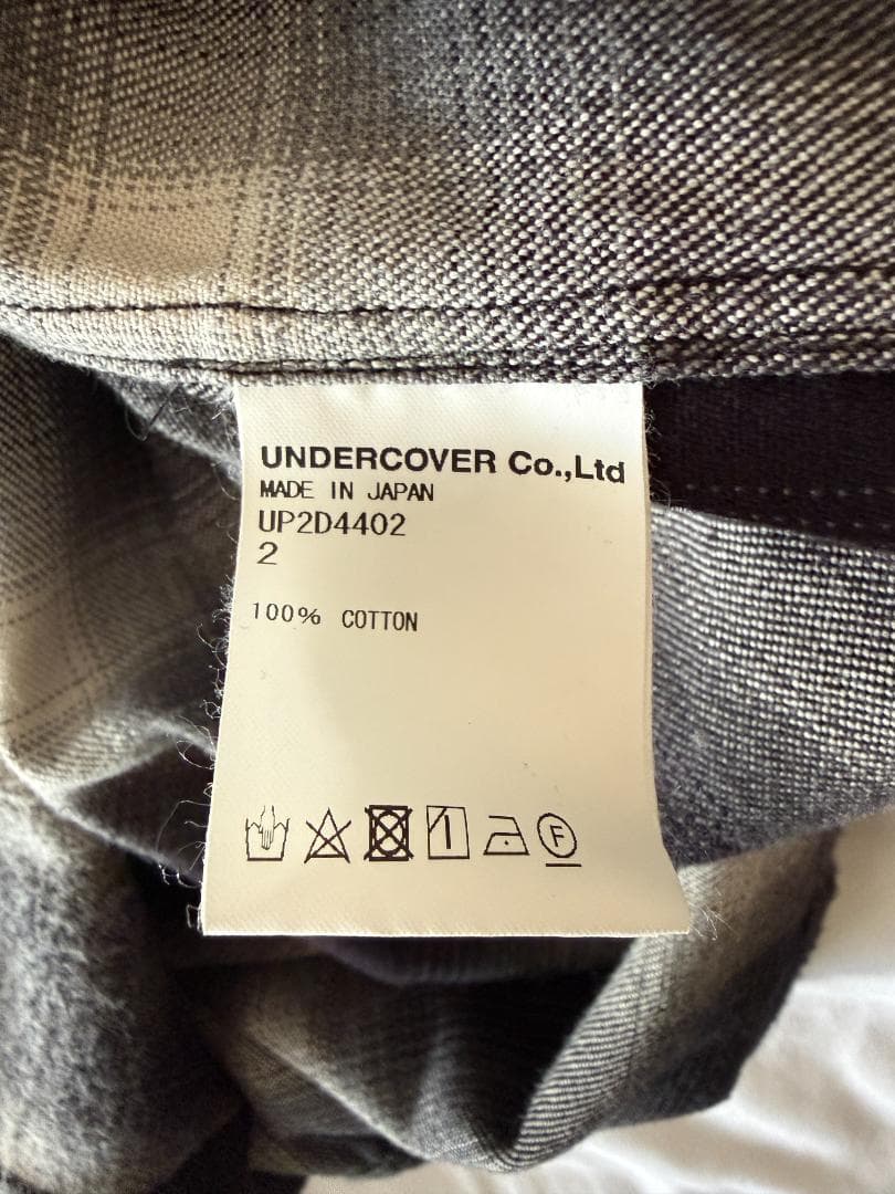 UNDERCOVER リペア加工 チェック柄ネルシャツ