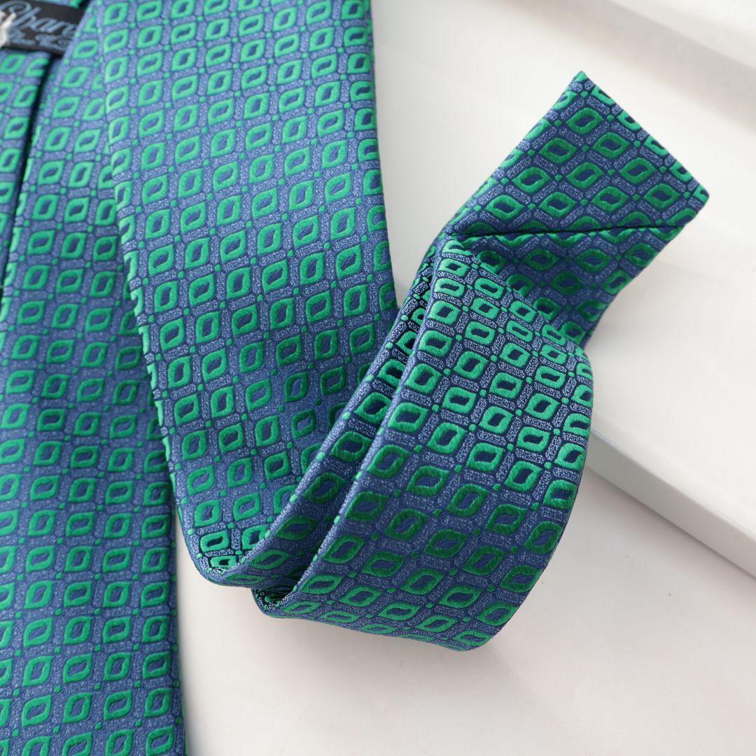 未使用 シャルベ WAKO シルク ネクタイ 銀座 和光 フランス製