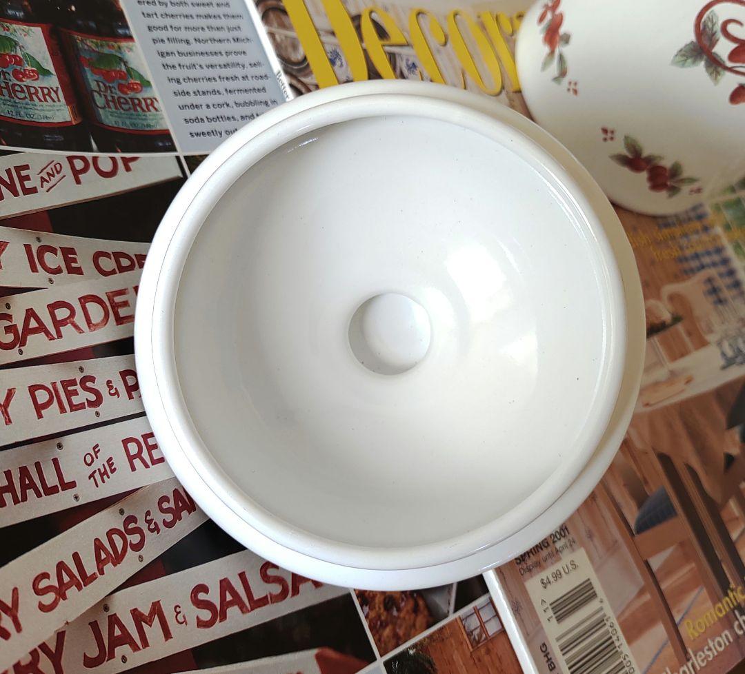 マニー　ロココ　ホーローキャニスター