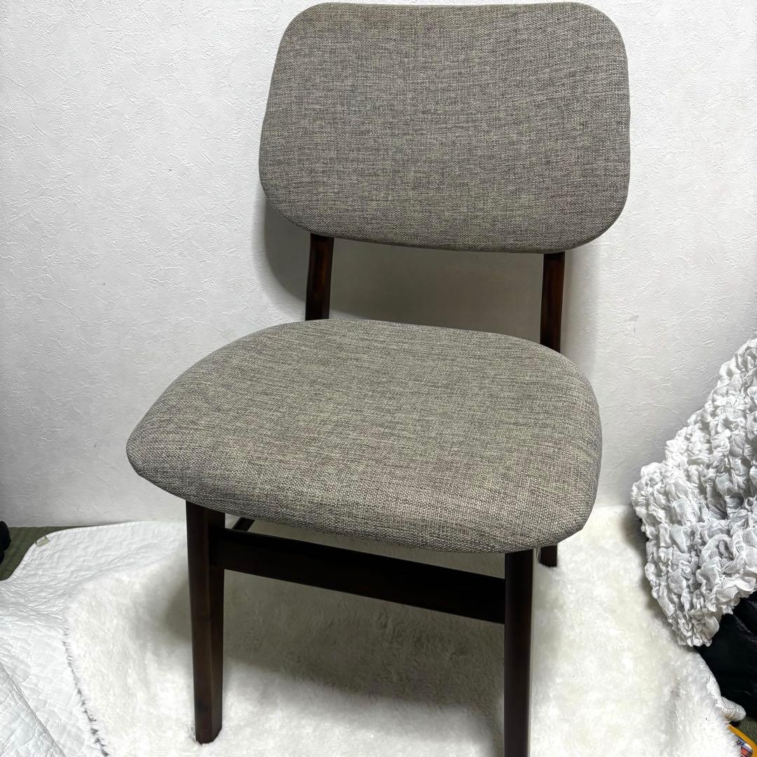 【希少】大川家具 ダイニングチェア 天然木 ウレタン