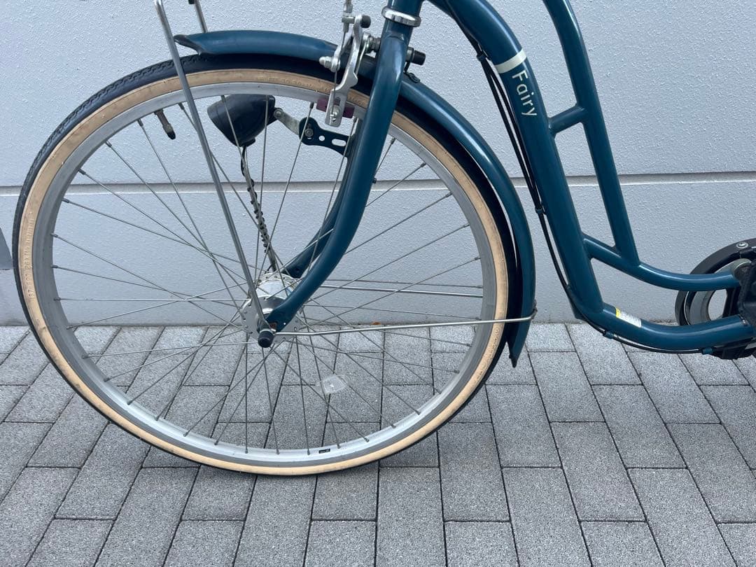 【東京近郊受渡し希望】26インチ自転車　LEDオートライト 6段変速 鍵2個付き