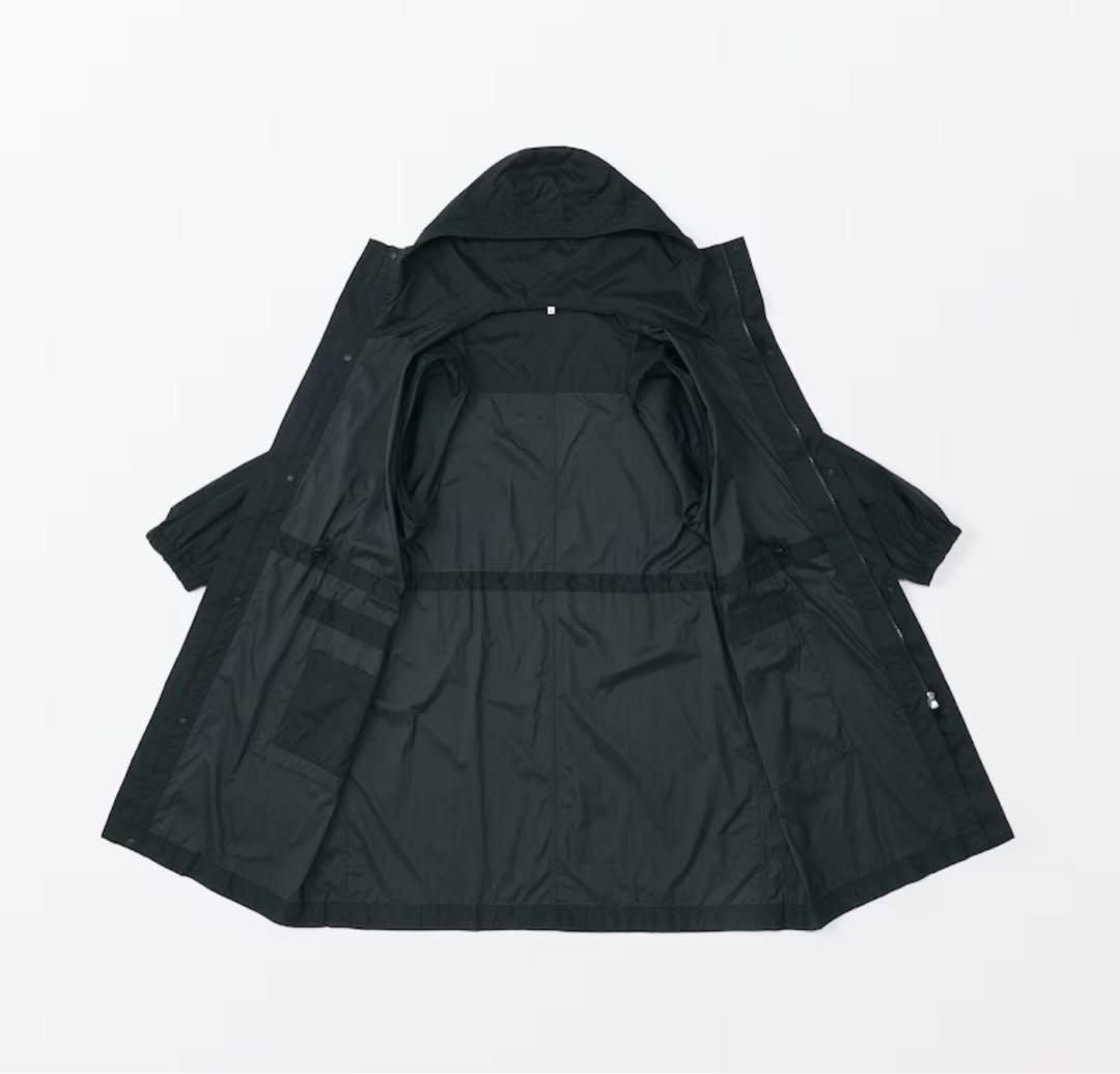 MUJILabo 軽量撥水ナイロンフード付きコート 紳士Ｍ