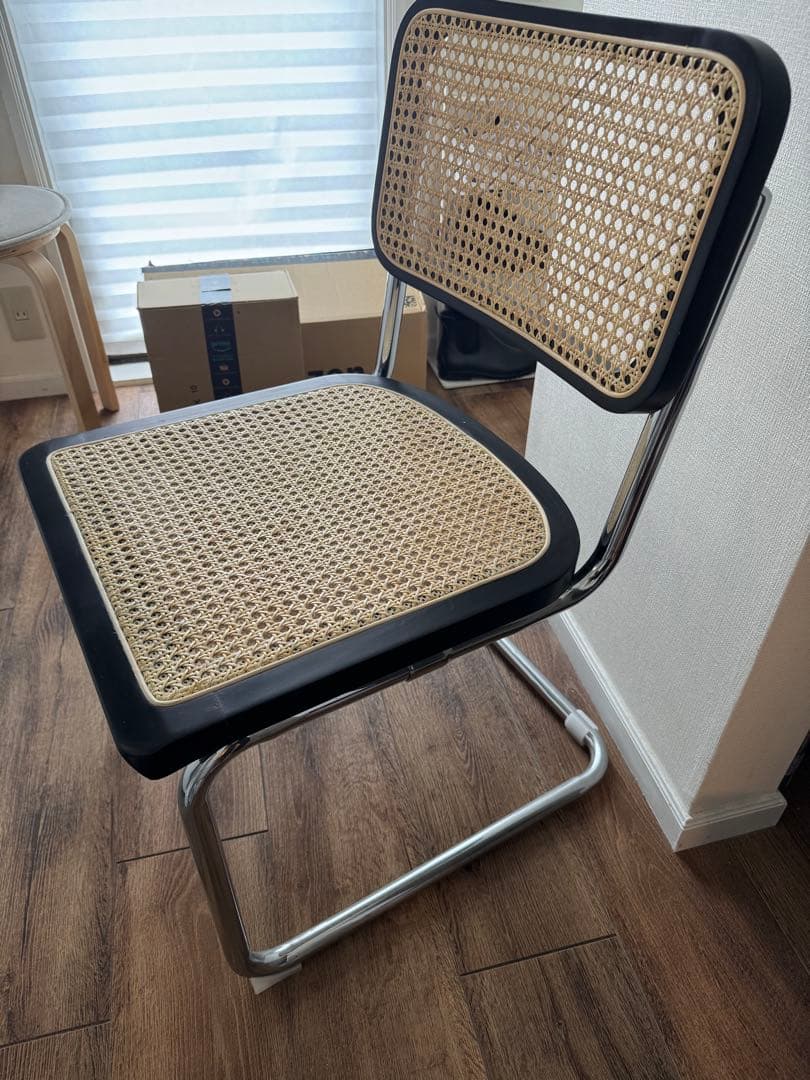 ラタンチェア ブラック