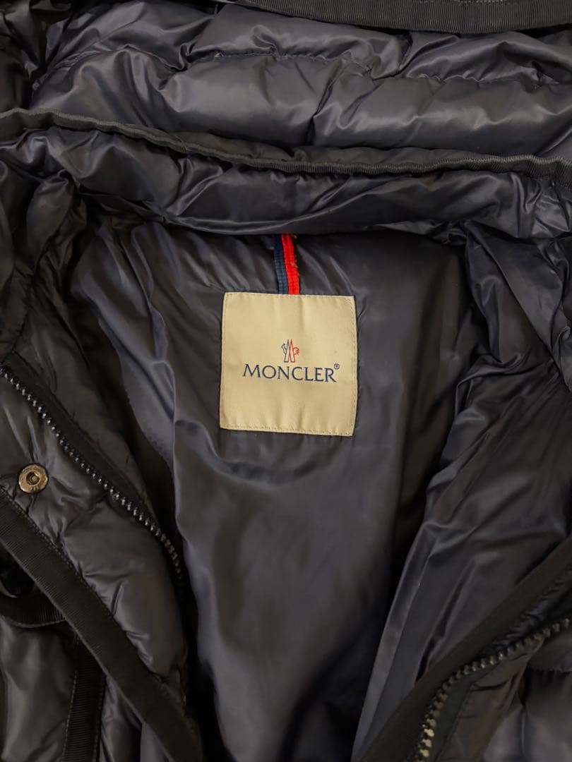 MONCLER フード付きダウンジャケット 00ネイビー
