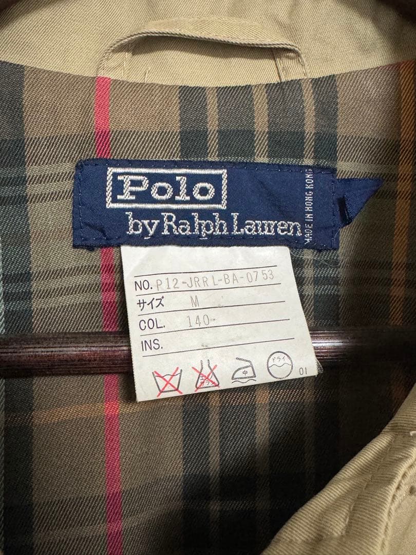 【古着90's】polo by Ralph Lauren 一枚袖 トレンチコート