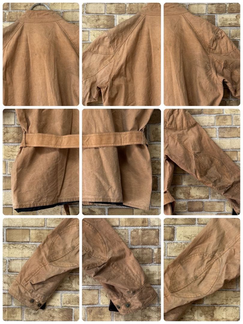 ベルスタッフ　イングランド製　トライアルマスタージャケット　オイルド　XL