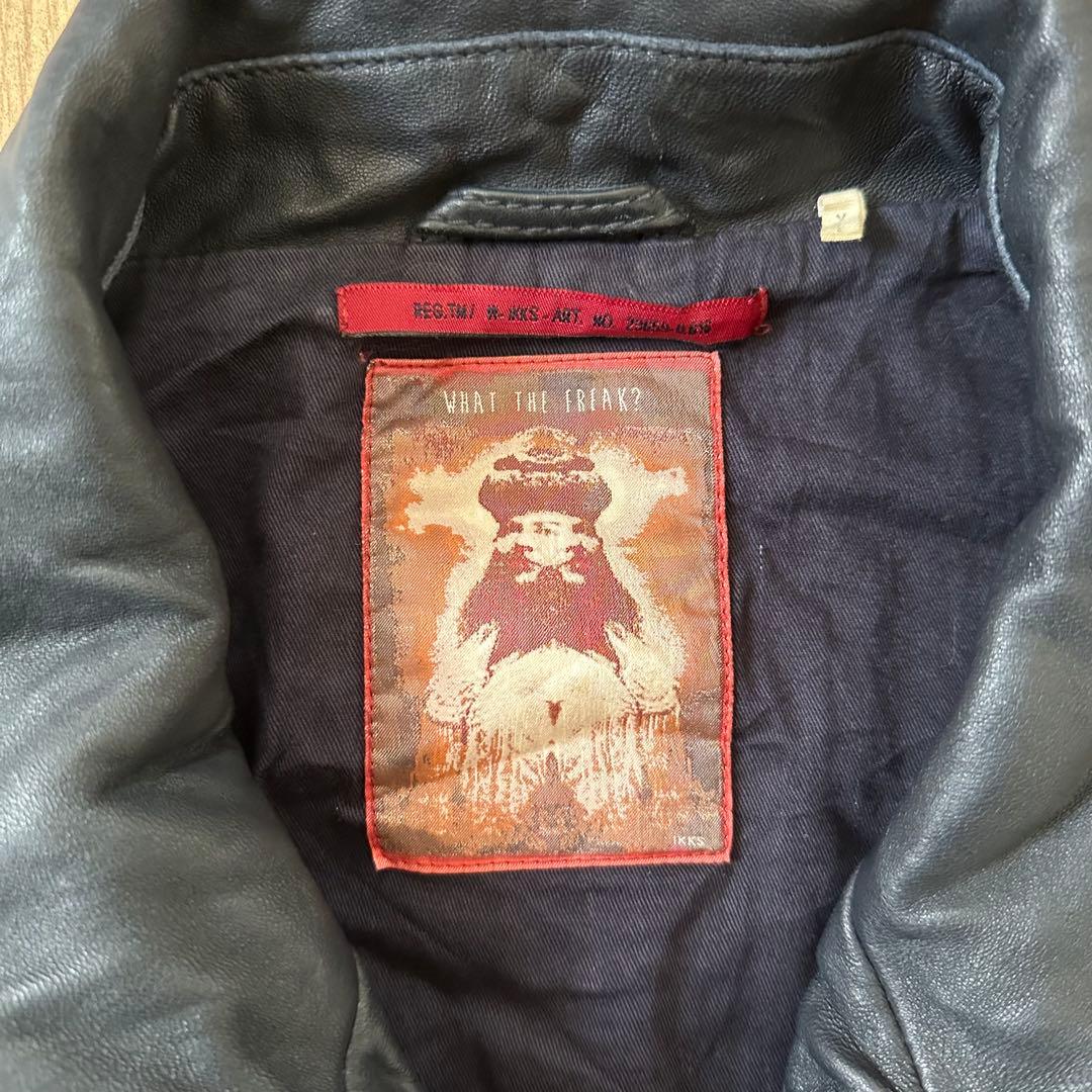 【美品】フランス軍 フライトジャケット パイロット レザー　ブラック　L XL