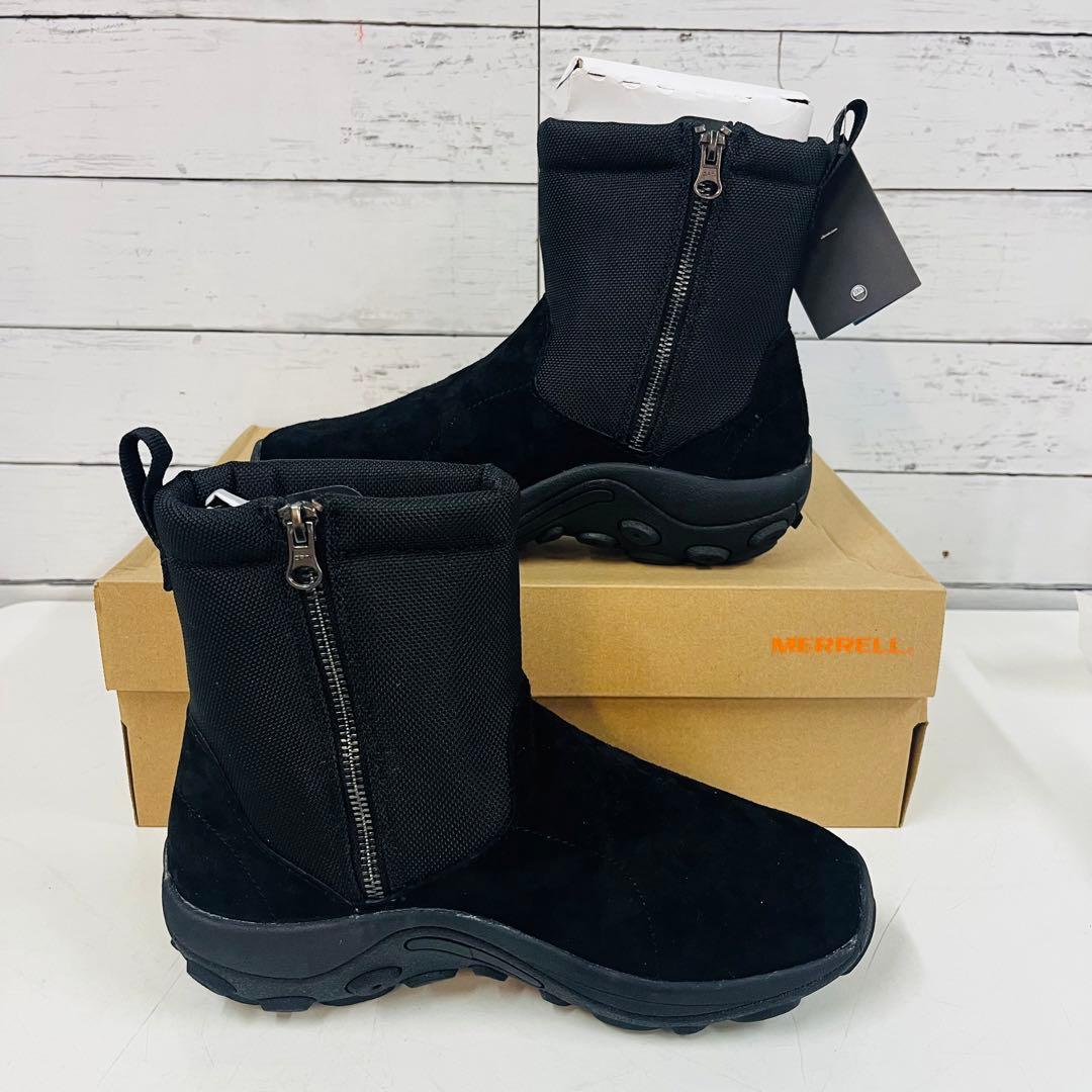 K1993 【メレル】防滑　黒 スノーブーツ 24cm