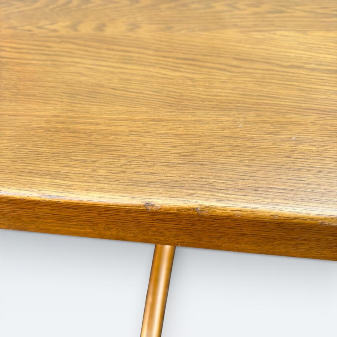 【最高級】浜本工芸 ダイニングテーブル 半円 135cm オーク材 皇室御用達