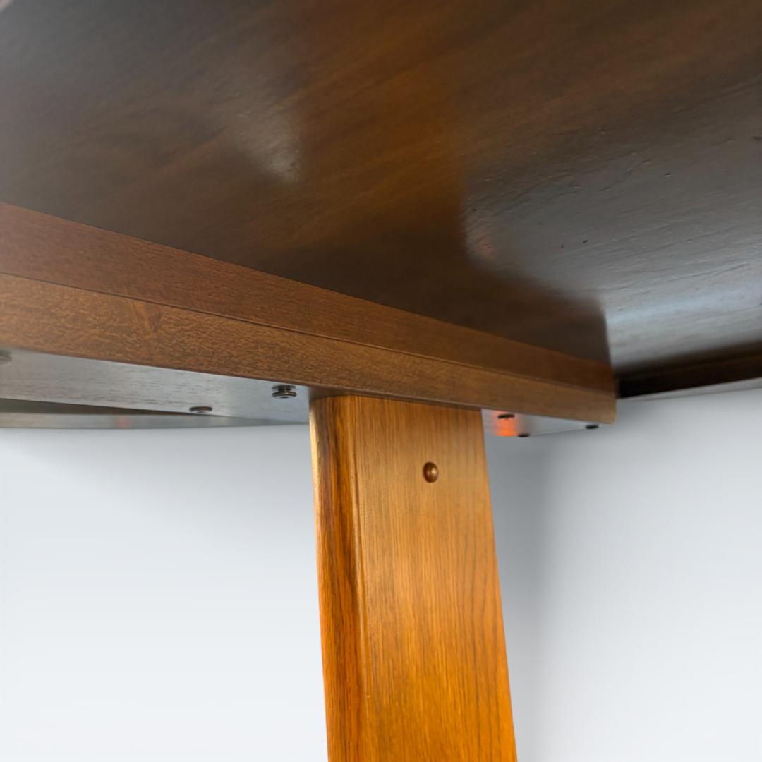 【最高級】浜本工芸 ダイニングテーブル 半円 135cm オーク材 皇室御用達