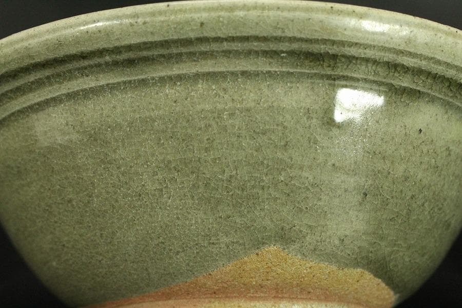 中国美術 青磁 鉢 古美術(ZE733)