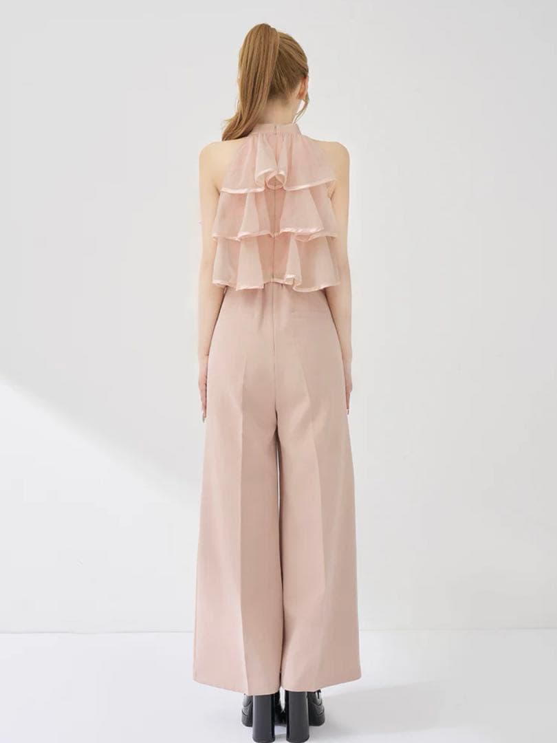 新品・未開封♡Darich♡ティアードフリルジャンプスーツ　(PNK・Free)