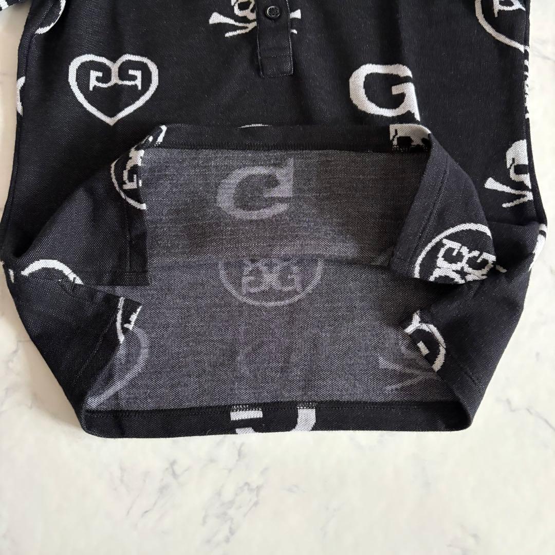 G/FORE ジーフォア ポロシャツ スカート セットアップ 総柄 スカル 36