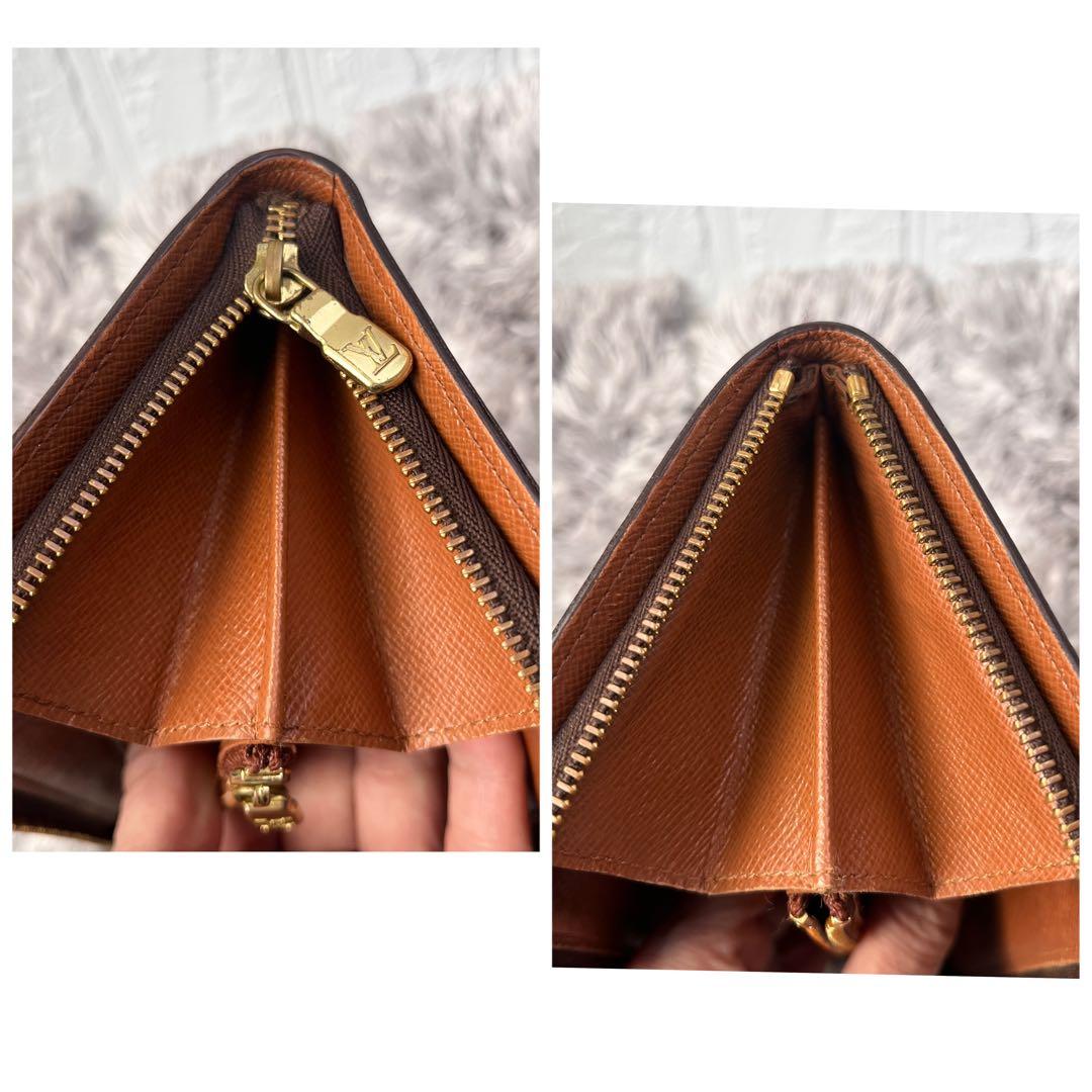 ルイヴィトン　ポルトモネ　ジップ　モノグラム　長財布　ラウンドファスナー