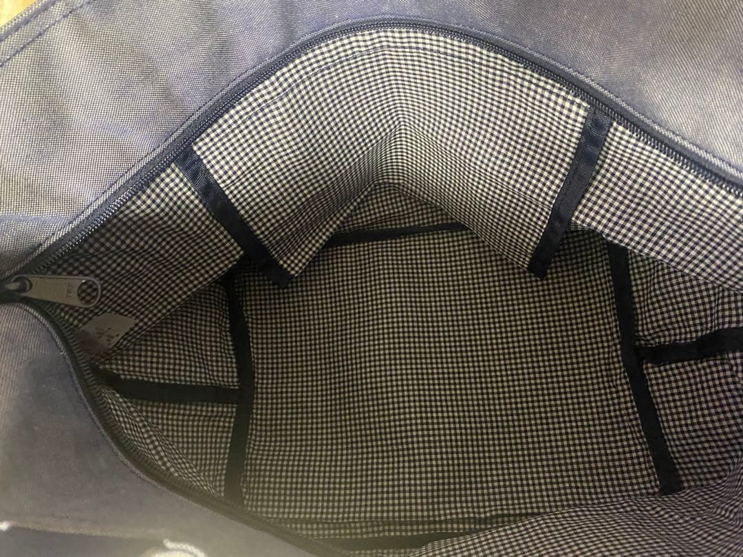 ☆新品未使用☆ファミリア 青デニムトートバッグ