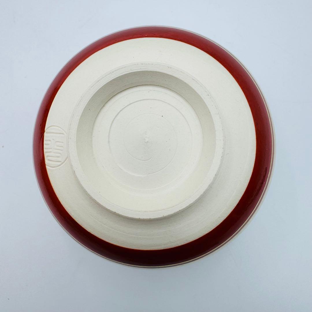【川上一光　仁清写　帯七宝茶碗　共箱　茶道具】骨董　アンティーク　インテリア