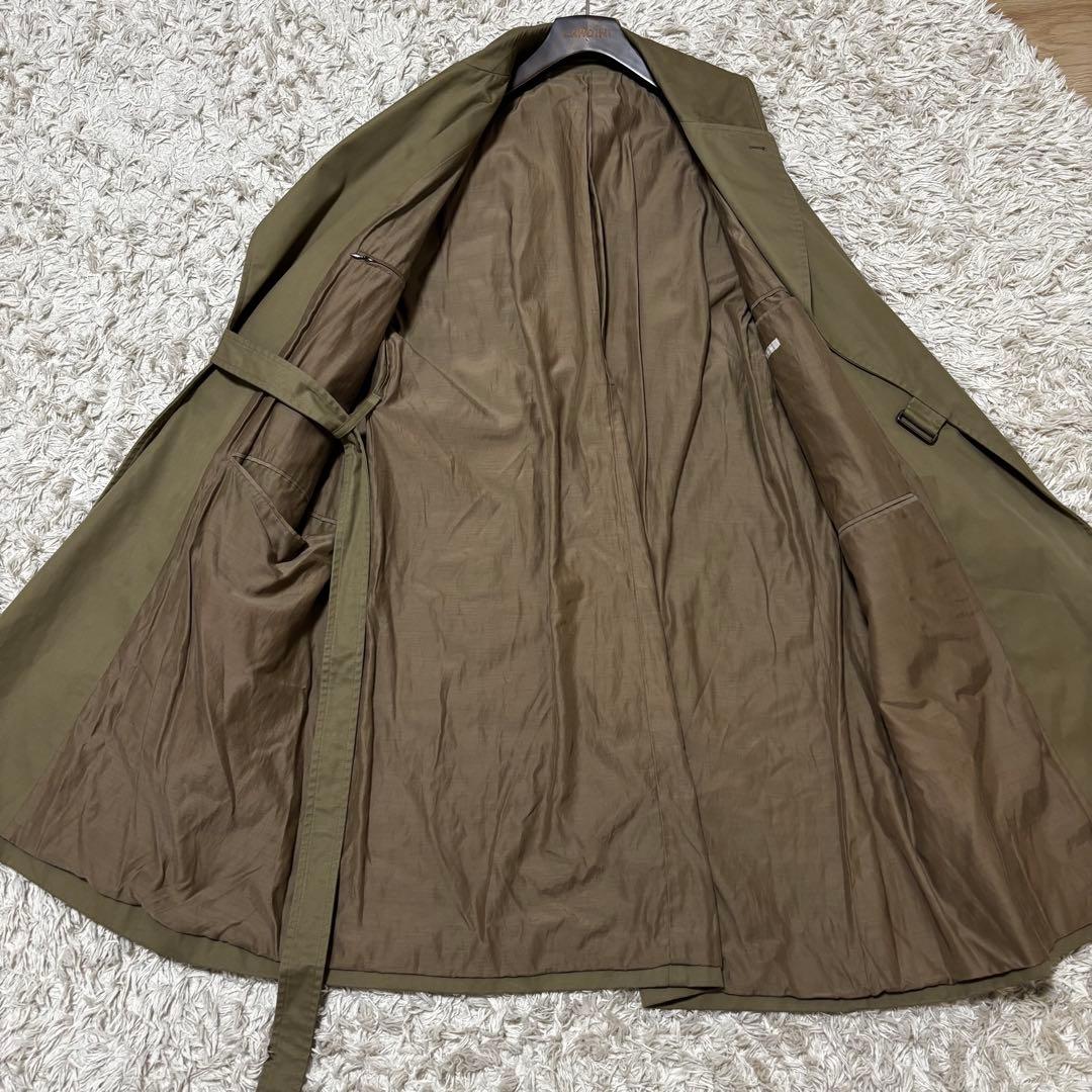 【名作】COMOLI コモリ コットンギャバジンタイロッケンコート ベージュ 1