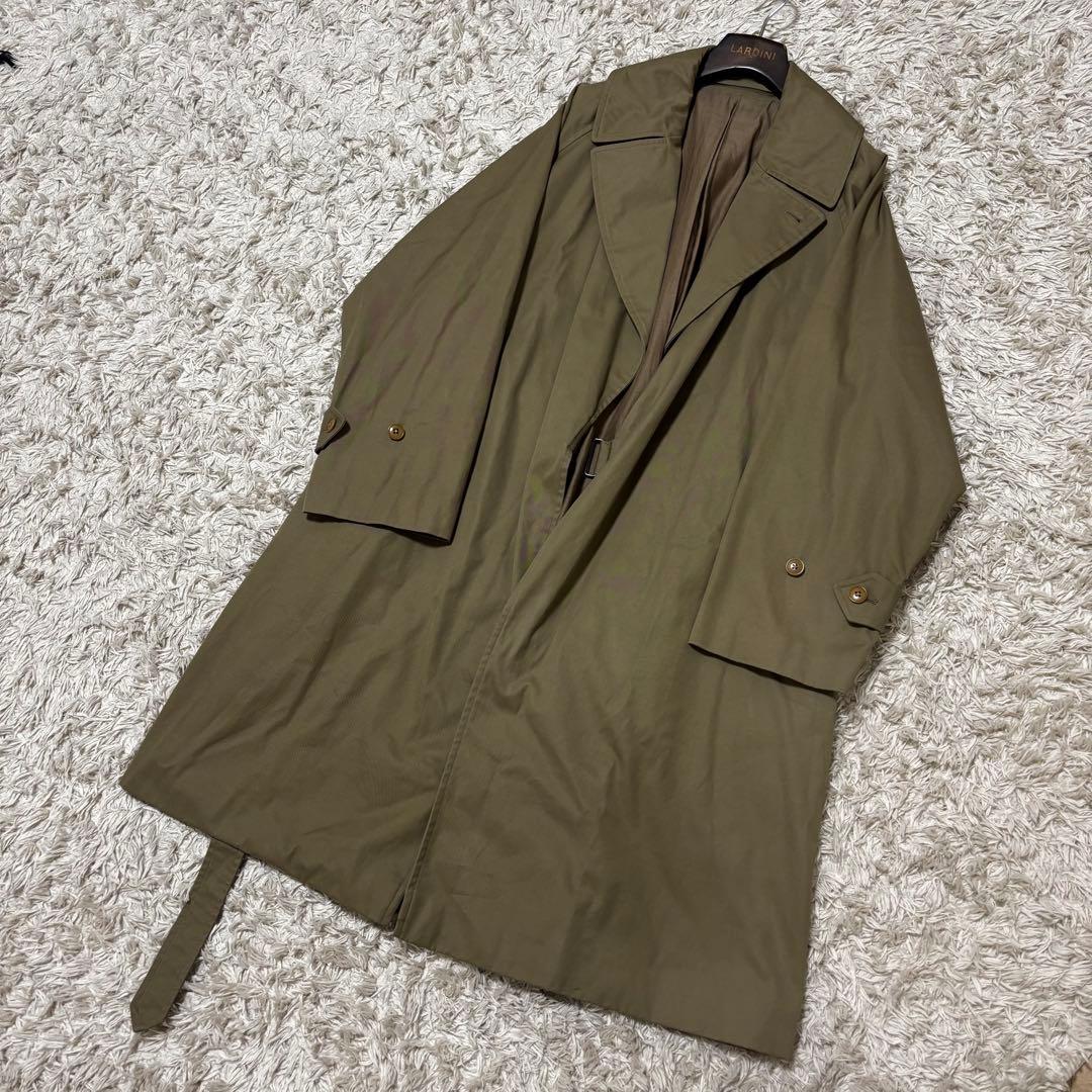 【名作】COMOLI コモリ コットンギャバジンタイロッケンコート ベージュ 1