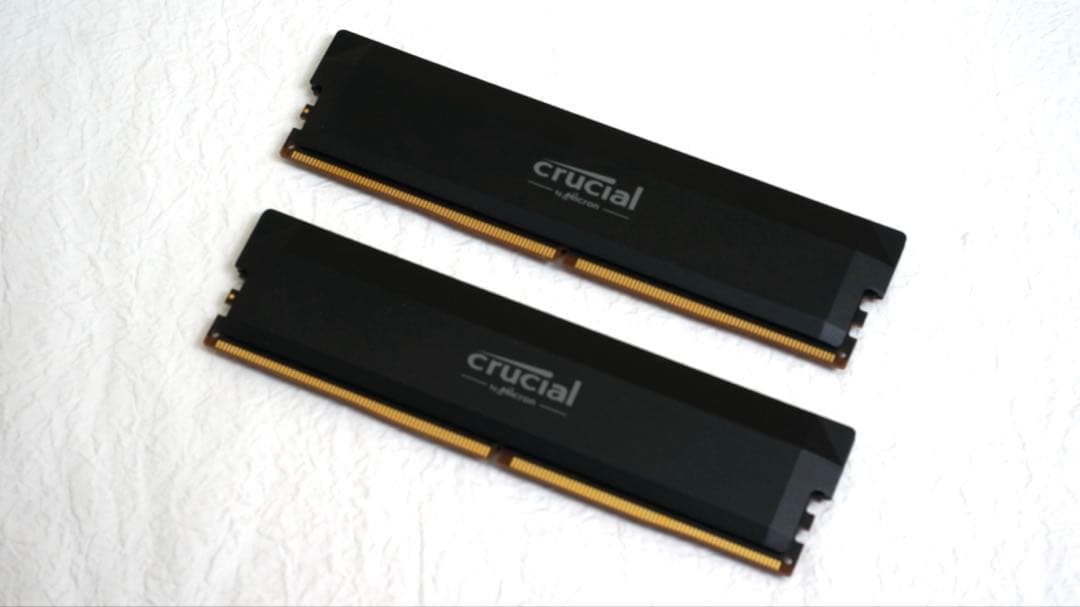 Crucial　PRO (マイクロン製) 16GB×2枚 DDR5-6400