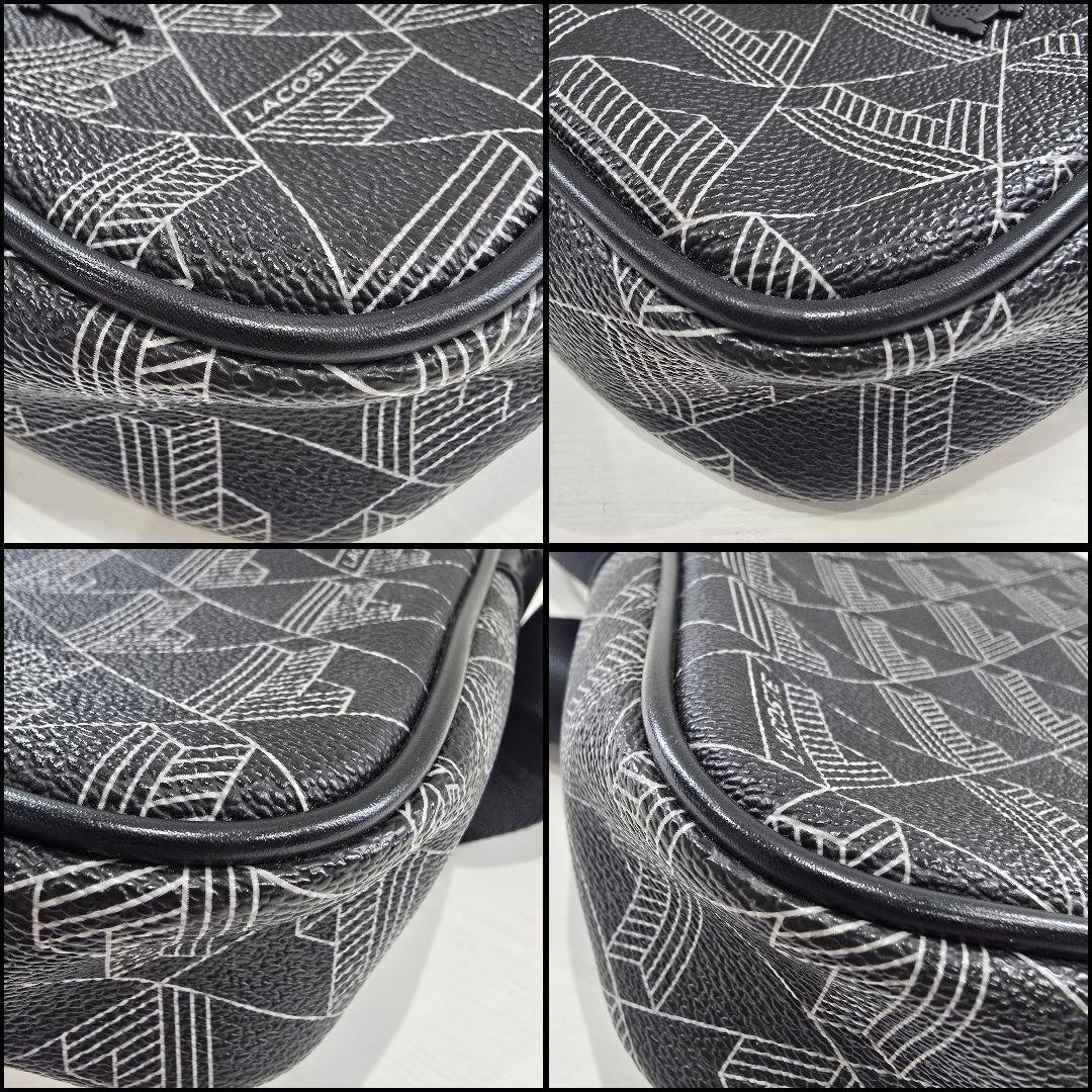 LACOSTE モノグラムバーティカル ショルダーバッグ