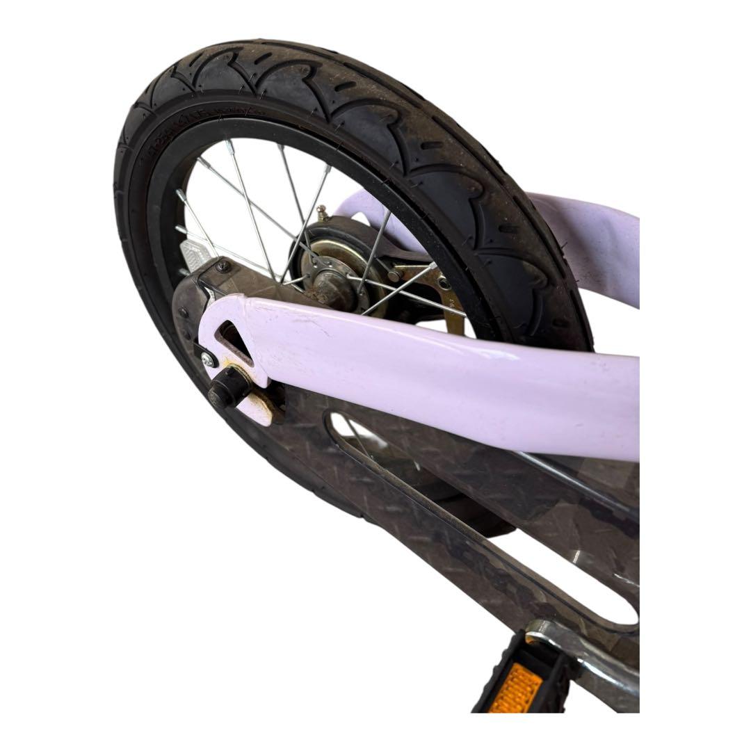 Henshin Bike へんしんバイク スタンド付12インチ パープル　ピンク