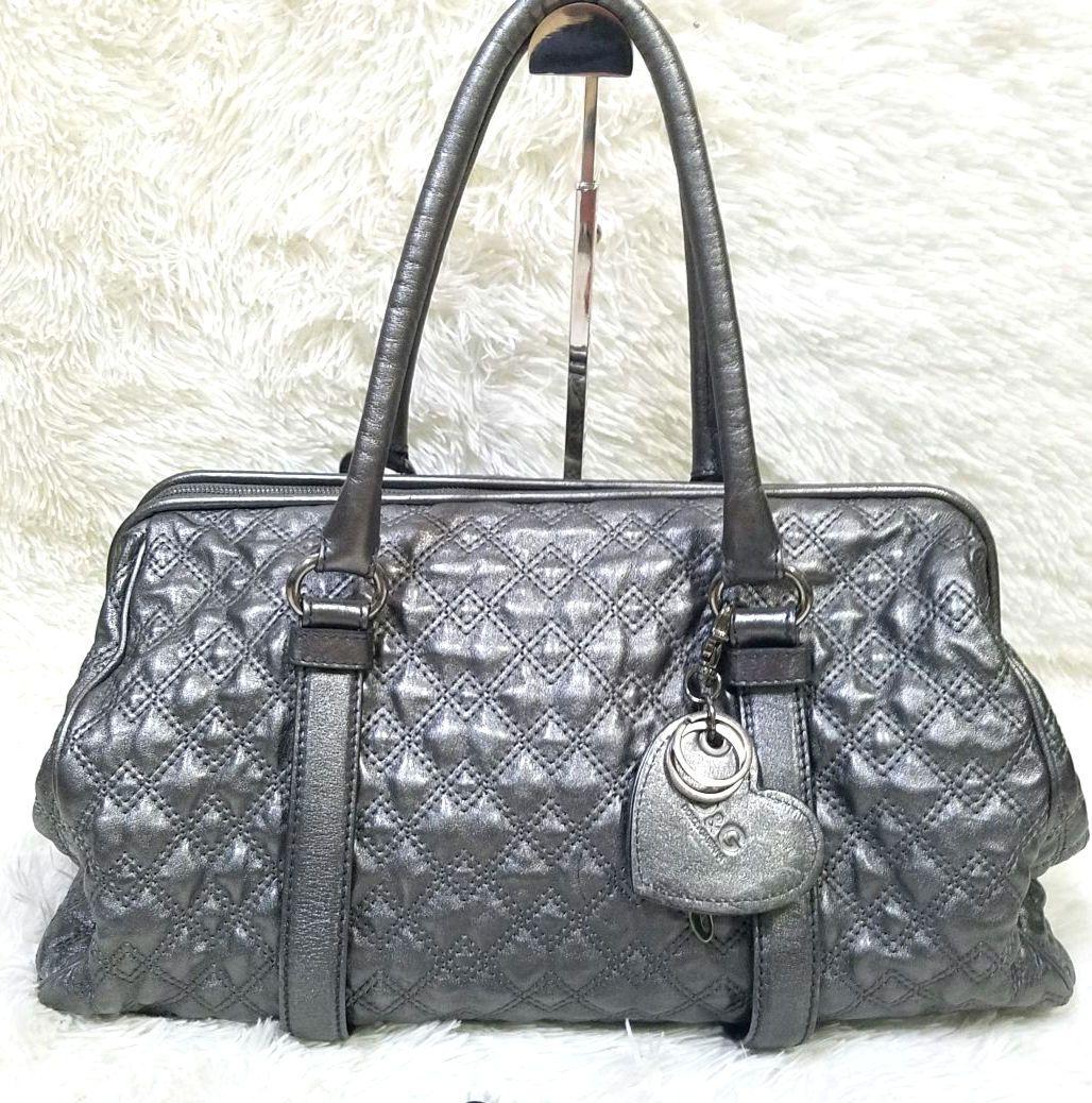 【美品・希少】DOLCE＆GABBANA ボストンバッグ 2way レザー