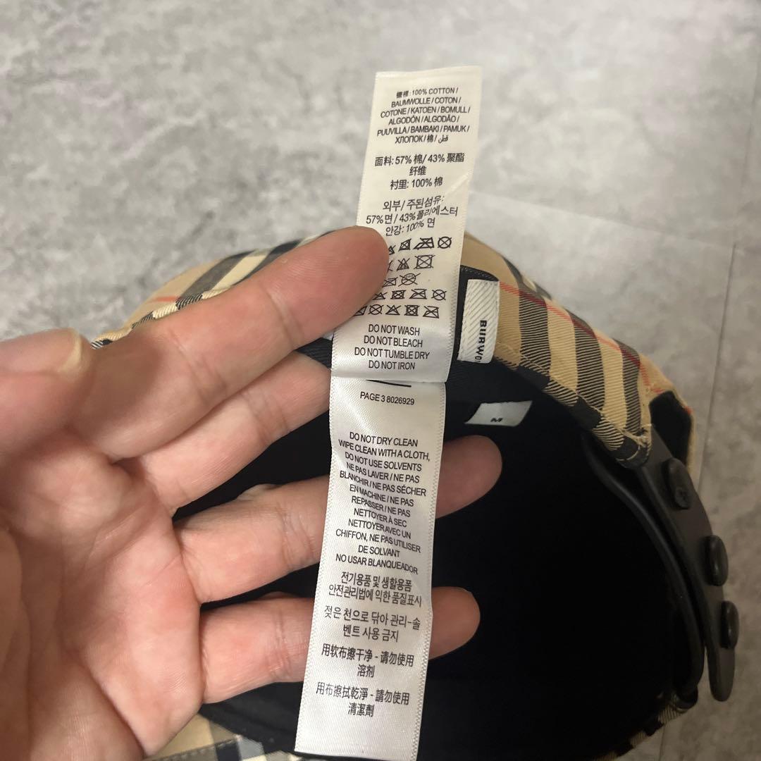 BURBERRY LONDON キャップ ノバチェック 送料無料
