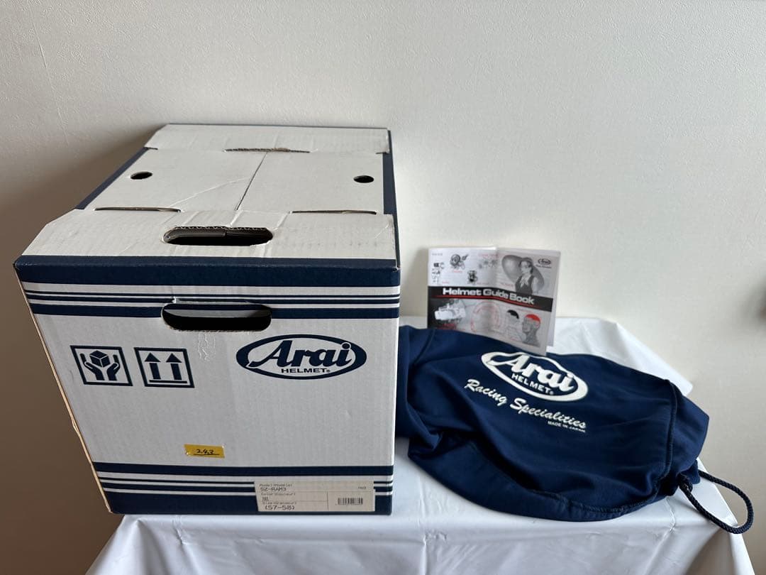 寿*司様 Arai アライ SZ-Ram3 ブラック ジェットヘルメット　57-