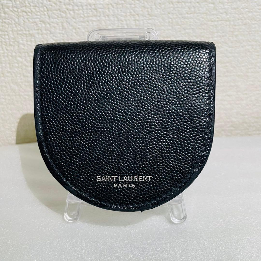 極美品✨Saint Laurent サンローラン　ケース　財布　レザー　黒